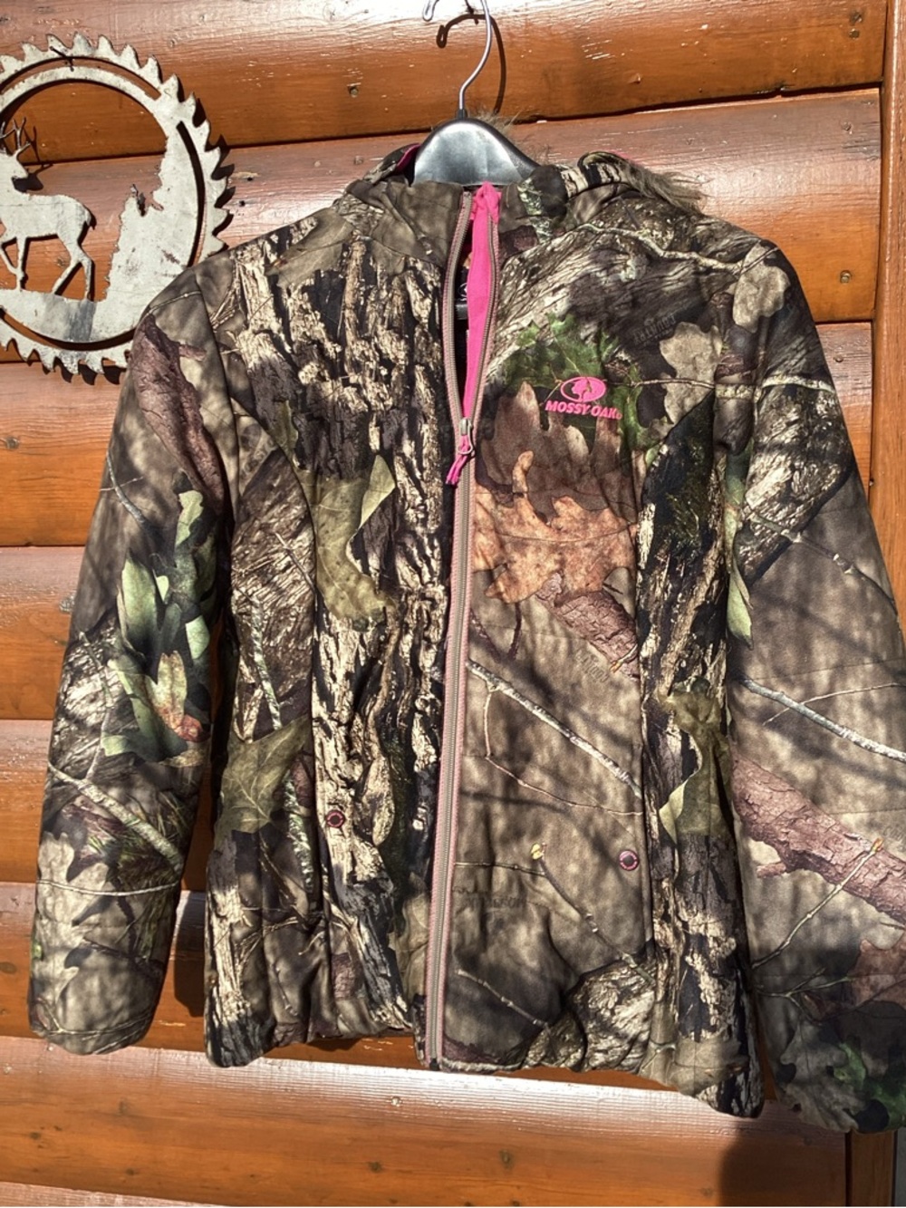 Mossy Oak Women’s Coat with Faux Fur Hood EPLC